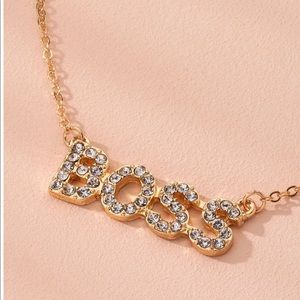 NWT Boss Fashion Gold Tone Necklace